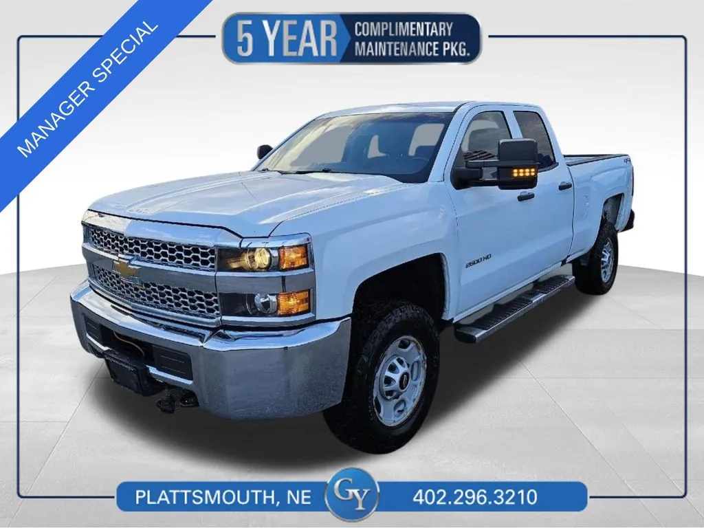White 2019 Chevrolet Silverado 2500HD Work Truck for sale in Plattsmouth, NE