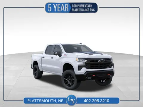 White 2026 Chevrolet Silverado 1500 LT Trail Boss for sale in Plattsmouth, NE
