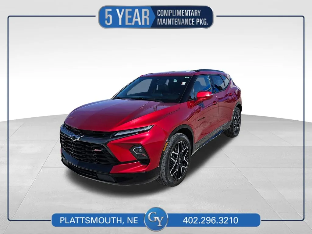 Red 2023 Chevrolet Blazer RS for sale in Plattsmouth, NE