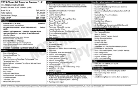 Photos of 2019 Chevrolet Traverse Premier for sale in Plattsmouth, NE at Gregg Young Chevrolet Of Plattsmouth