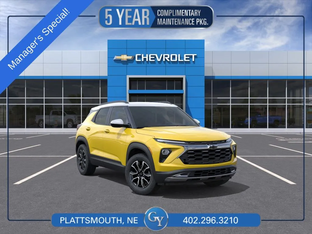 Yellow 2025 Chevrolet TrailBlazer ACTIV for sale in Plattsmouth, NE