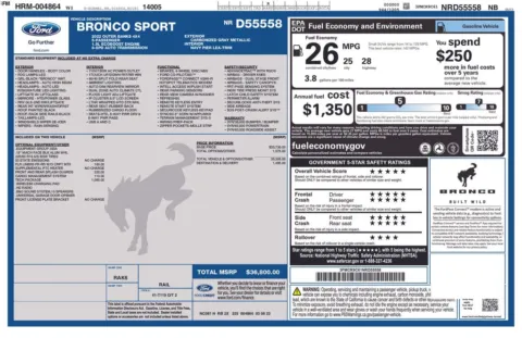 Photos of 2022 Ford Bronco Sport Outer Banks for sale in Plattsmouth, NE at Gregg Young Chevrolet Of Plattsmouth