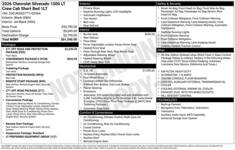 Photos of 2026 Chevrolet Silverado 1500 LT for sale in Plattsmouth, NE at Gregg Young Chevrolet Of Plattsmouth