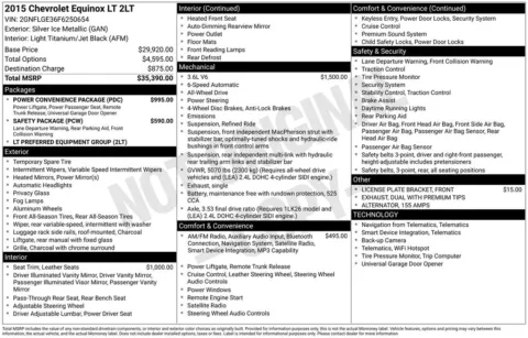 Photos of 2015 Chevrolet Equinox LT for sale in Plattsmouth, NE at Gregg Young Chevrolet Of Plattsmouth