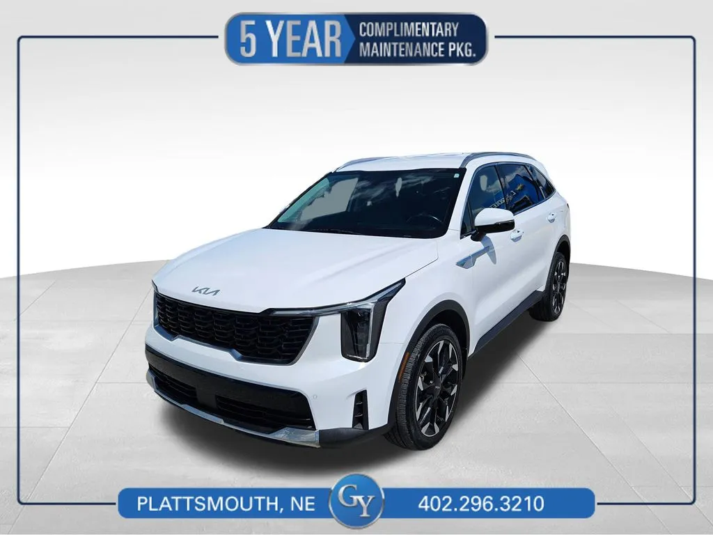 White 2024 Kia Sorento X-Line EX for sale in Plattsmouth, NE