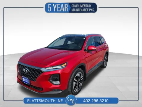 Red 2020 Hyundai Santa Fe Limited for sale in Plattsmouth, NE