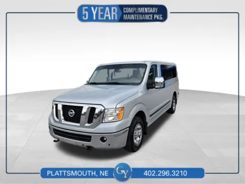 Silver 2021 Nissan NV Passenger SL for sale in Plattsmouth, NE