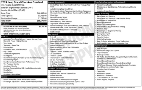 Photos of 2024 Jeep Grand Cherokee Overland for sale in Plattsmouth, NE at Gregg Young Chevrolet Of Plattsmouth