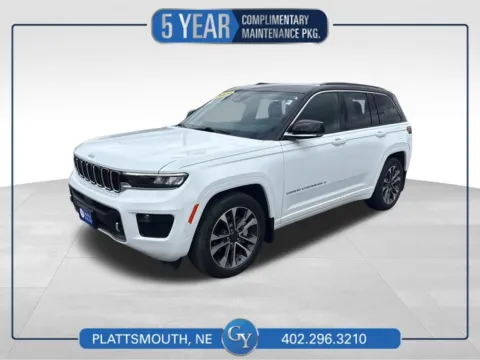 White 2024 Jeep Grand Cherokee Overland for sale in Plattsmouth, NE