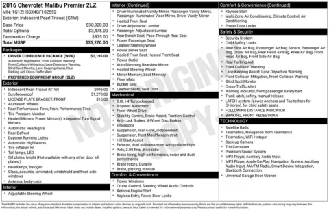 Photos of 2016 Chevrolet Malibu Premier for sale in Plattsmouth, NE at Gregg Young Chevrolet Of Plattsmouth