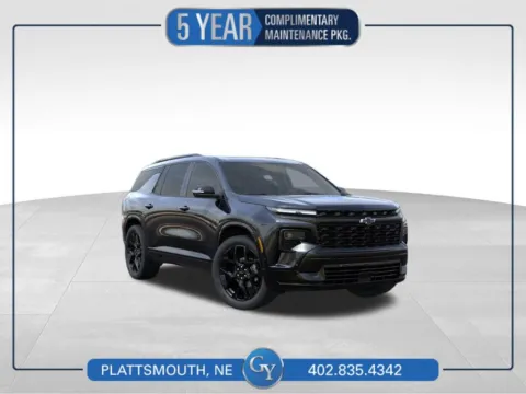 Black 2026 Chevrolet Traverse RS for sale in Plattsmouth, NE