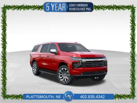Red 2025 Chevrolet Suburban Premier for sale in Plattsmouth, NE