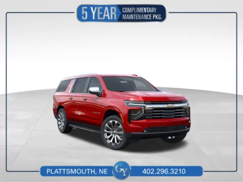 Red 2025 Chevrolet Suburban Premier for sale in Plattsmouth, NE