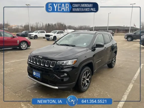 Black 2026 Jeep Compass Limited for sale in Newton, IA