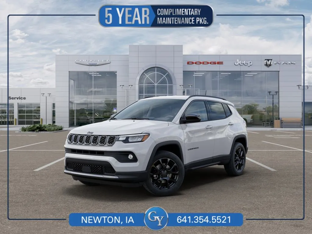 White 2026 Jeep Compass Latitude for sale in Newton, IA
