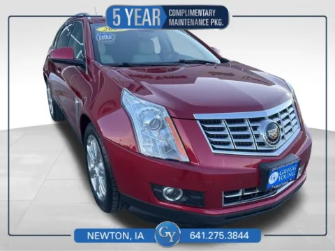 Red 2016 Cadillac SRX Premium for sale in Newton, IA
