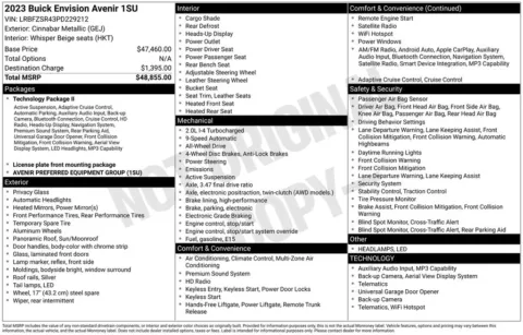 Photos of 2023 Buick Envision Avenir for sale in Newton, IA at Gregg Young of Newton