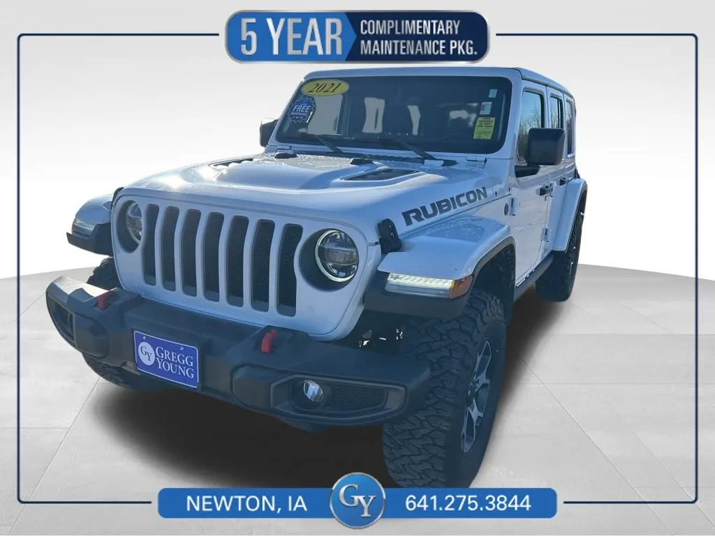 White 2021 Jeep Wrangler Unlimited Rubicon for sale in Newton, IA