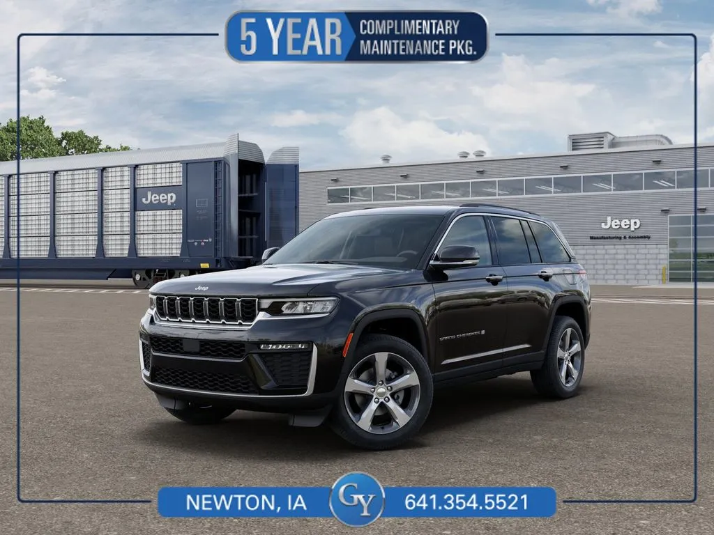 Black 2026 Jeep Grand Cherokee Limited for sale in Newton, IA