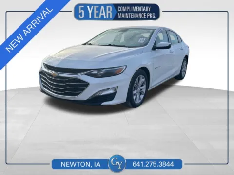 White 2023 Chevrolet Malibu LT for sale in Newton, IA