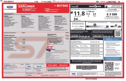 Photos of 2020 Ford Explorer ST for sale in Newton, IA at Gregg Young of Newton