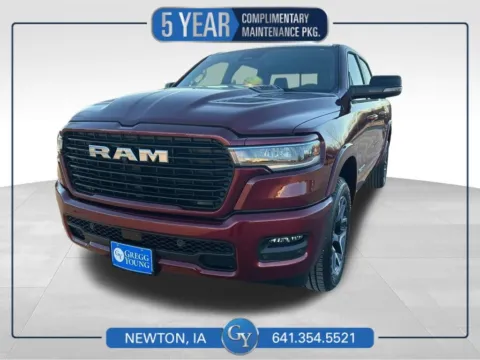 Red 2026 Ram 1500 Laramie for sale in Newton, IA