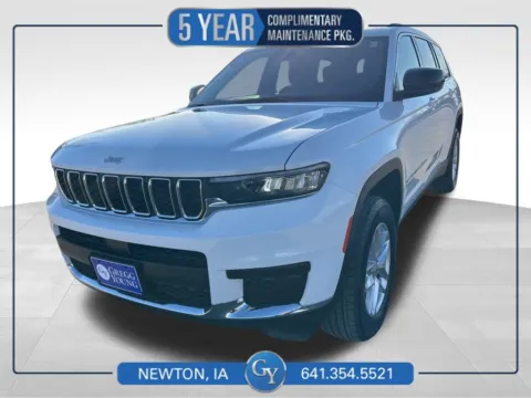 White 2026 Jeep Grand Cherokee L Laredo for sale in Newton, IA