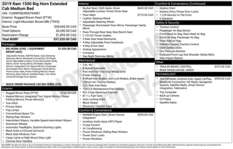Photos of 2019 Ram 1500 Big Horn/Lone Star for sale in Newton, IA at Gregg Young of Newton