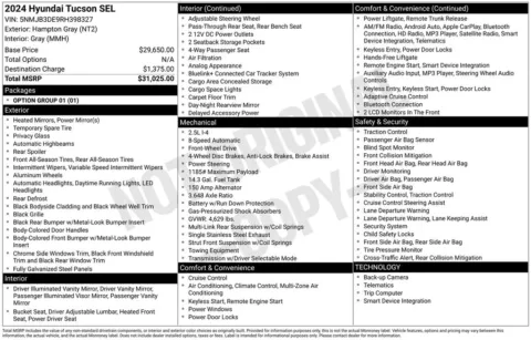Photos of 2024 Hyundai Tucson SEL for sale in Newton, IA at Gregg Young of Newton