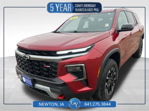 Red 2025 Chevrolet Traverse Z71 for sale in Newton, IA