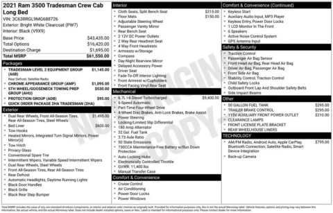 Photos of 2021 Ram 3500 Tradesman for sale in Newton, IA at Gregg Young of Newton