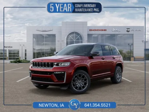 Red 2026 Jeep Grand Cherokee Summit for sale in Newton, IA