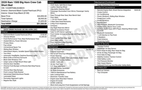 Photos of 2020 Ram 1500 Big Horn/Lone Star for sale in Newton, IA at Gregg Young of Newton