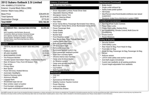 Photos of 2012 Subaru Outback 2.5i for sale in Newton, IA at Gregg Young of Newton