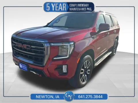 Red 2021 GMC Yukon AT4 for sale in Newton, IA