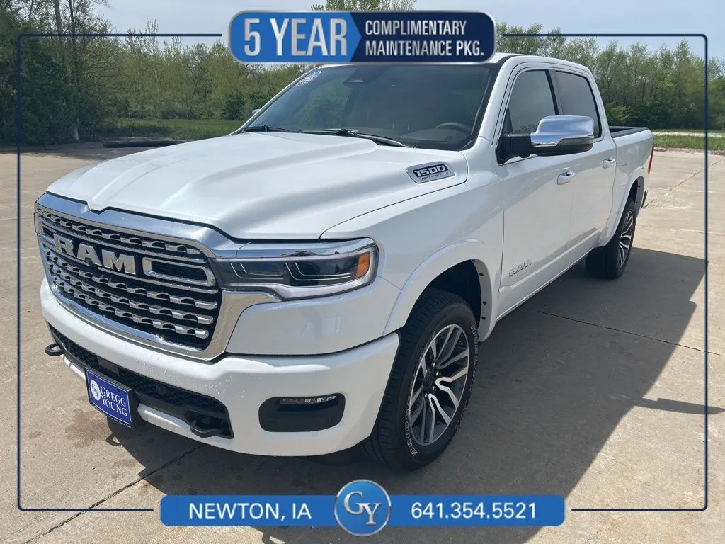 White 2026 Ram 1500 Limited for sale in Newton, IA