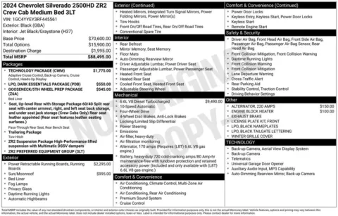 Photos of 2024 Chevrolet Silverado 2500HD ZR2 for sale in Newton, IA at Gregg Young of Newton