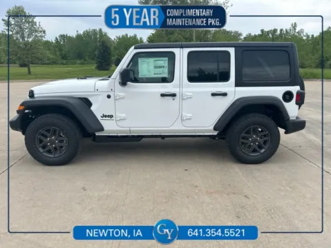 White 2026 Jeep Wrangler Sport RHD for sale in Newton, IA