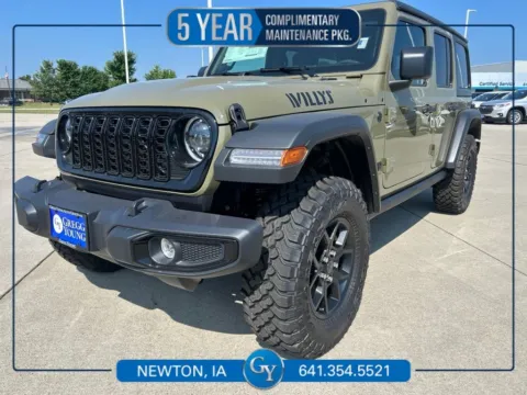 Green 2026 Jeep Wrangler Willys for sale in Newton, IA