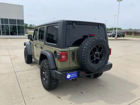 Photos of 2026 Jeep Wrangler Willys for sale in Newton, IA at Gregg Young of Newton