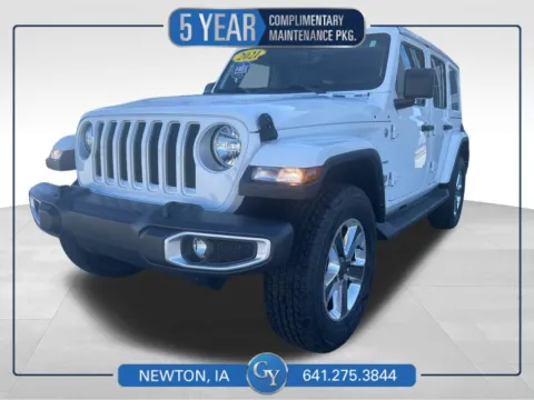 Orange 2021 Jeep Wrangler Unlimited Sahara for sale in Newton, IA