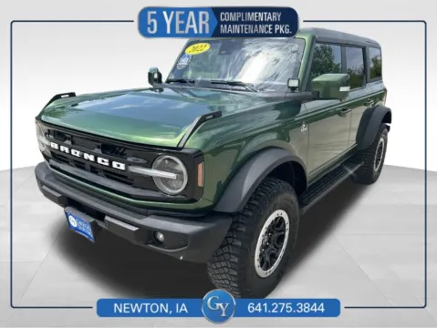 Green 2022 Ford Bronco Outer Banks for sale in Newton, IA
