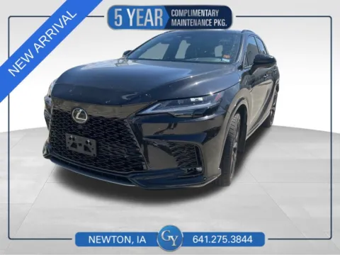 Black 2025 Lexus RX 500h F SPORT Performance for sale in Newton, IA
