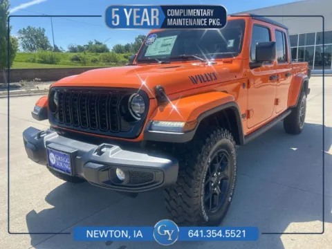 Orange 2026 Jeep Gladiator Willys for sale in Newton, IA