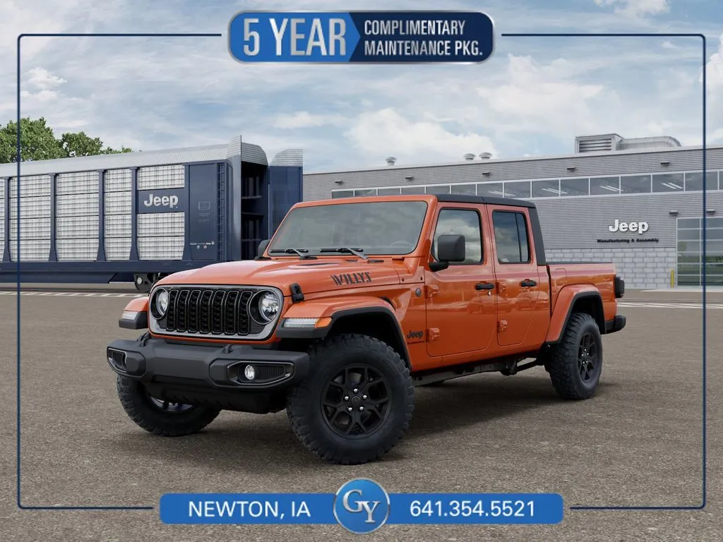 Orange 2026 Jeep Gladiator Willys for sale in Newton, IA
