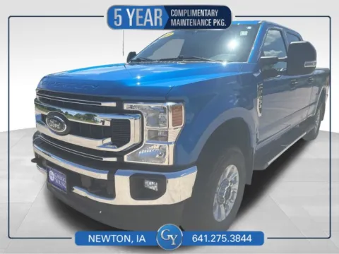 Blue 2021 Ford F-250SD XLT for sale in Newton, IA