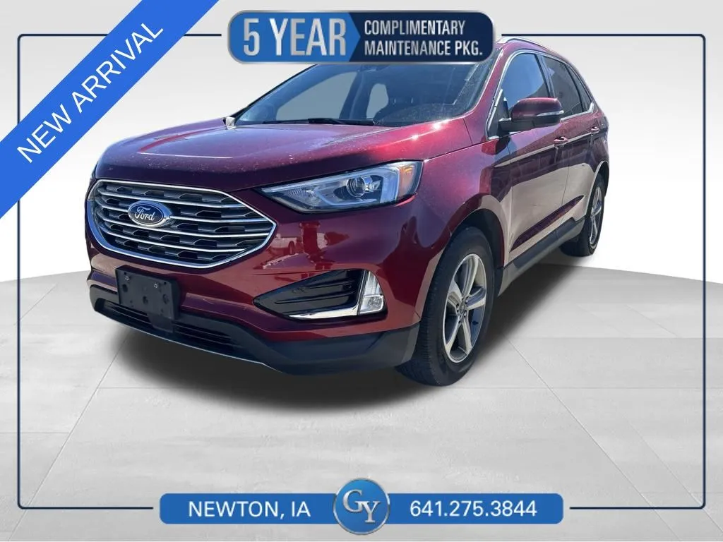 Red 2019 Ford Edge SEL for sale in Newton, IA