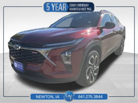 Red 2025 Chevrolet Trax 2RS for sale in Newton, IA