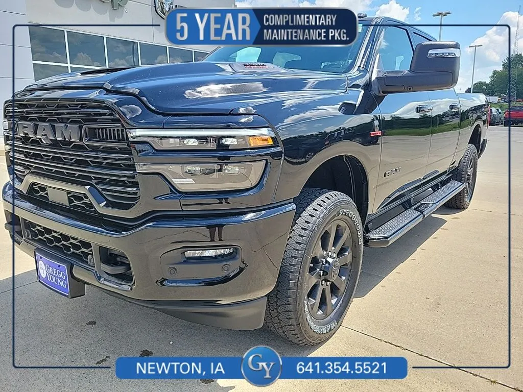 Black 2026 Ram 3500 Laramie for sale in Newton, IA