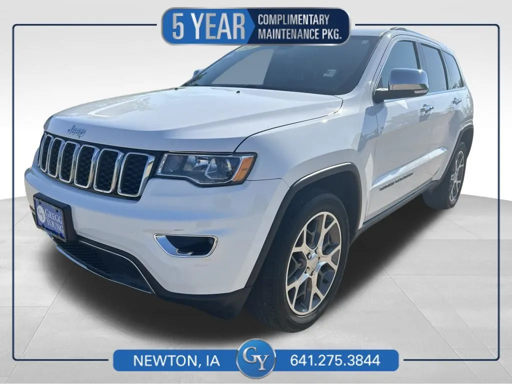 White 2021 Jeep Grand Cherokee Limited for sale in Newton, IA